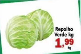 Higa's Supermercado Repolho Verde 1kg oferta