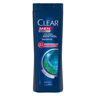 Drogal Shampoo anticaspa clear men ice cool menthol 400ml oferta