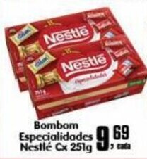 Higa's Supermercado Bombom Especialidades Nestle 251g oferta