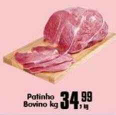 Higa's Supermercado Patinho Bovino 1kg oferta
