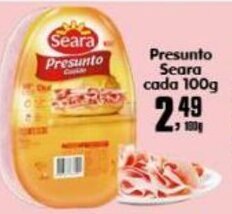 Presunto Seara cada 100g