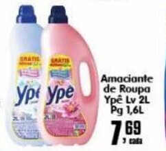 Higa's Supermercado Amaciante de Roupa Ype leve 2L pague 1.6L oferta
