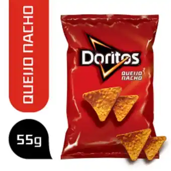 Nordestão Salgadinho de milho queijo nacho doritos pacote 55g oferta