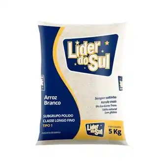 Arroz branco tipo 1 líder do sul 5kg