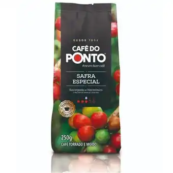 Café do ponto torrado e moído safra especial 250g