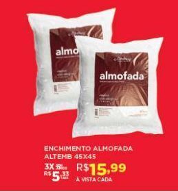 Enchimento almofada altemburg 45x45