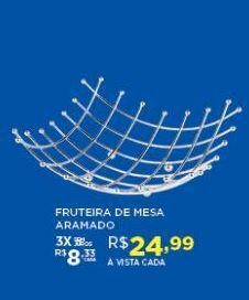 Fruteira de mesa aramado