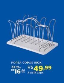 DB Supermercados Porta copos inox oferta