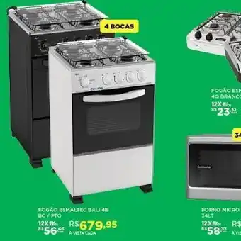 DB Supermercados Fogão esmalte oferta
