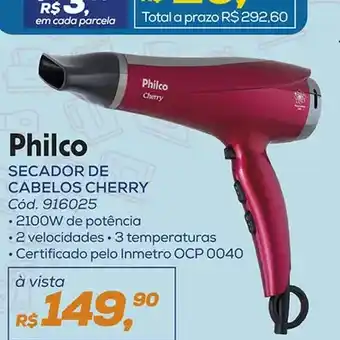 Secador de cabelos cherry