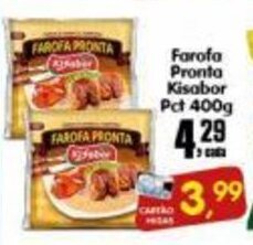 Higa's Supermercado Farofa Pronta Kisabor pct 400g oferta