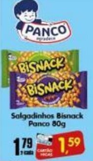 Salgadinhos Bisnack Panco 80g