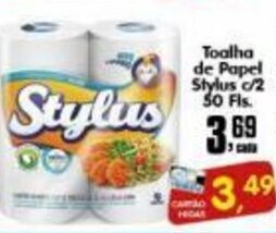 Higa's Supermercado Toalha de Papel Stylus c/2 50fls oferta