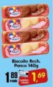Higa's Supermercado Biscoito Rech. Panco 140g oferta