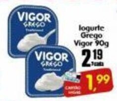 Higa's Supermercado Iogurte Grego Vigor 90g oferta