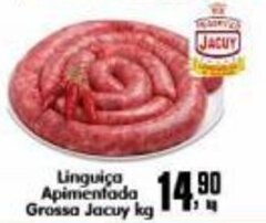 Higa's Supermercado Linguica Apimentada grossa Jacuy 1kg oferta