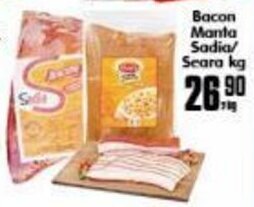 Higa's Supermercado Bacon Manta Sadia/ Seara 1kg oferta