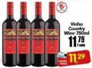 Higa's Supermercado Vinho Country Wine 750ml oferta