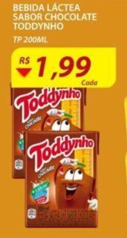 Bebida Lactea Sabor chocolate Toddynho 200ml