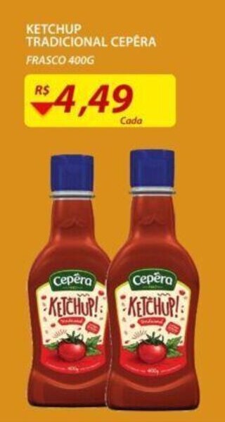 Ketchup Tradicional Cepera 400g