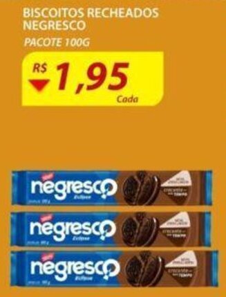 Biscoitos Recheados Negresco 100g