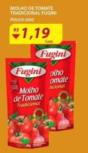 Assaí Atacadista Molho de Tomate Tradicional Fugini 300g oferta