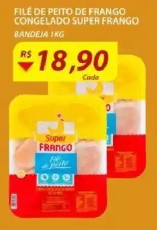 Assaí Atacadista File de Peito de Frango congelado Super Frango 1kg oferta