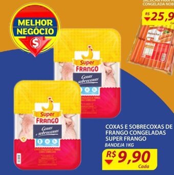 Assaí Atacadista Coxas e Sobrecoxas de Frango Congeladas Super Frango 1kg oferta