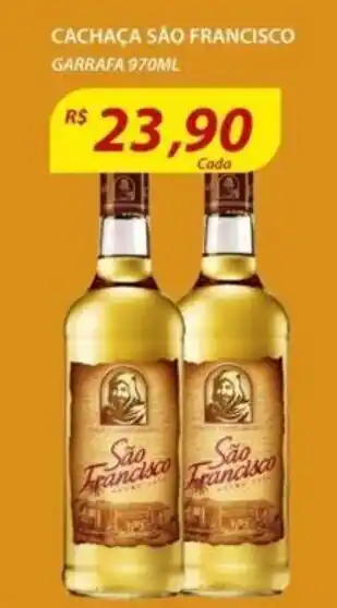 Assaí Atacadista Cachaca Sao Francisco 970ml oferta