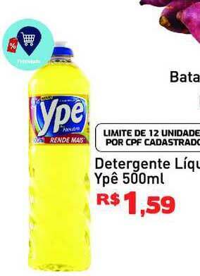 Tonin Superatacado Detergente Líquido Ypê 500ml oferta