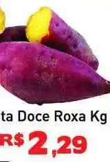 Tonin Superatacado Batata Doce Roxa 1kg oferta