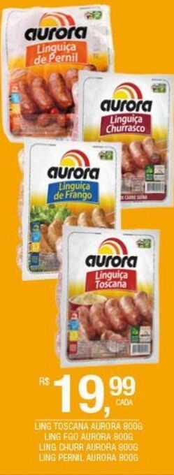 Linguiça aurora 800g
