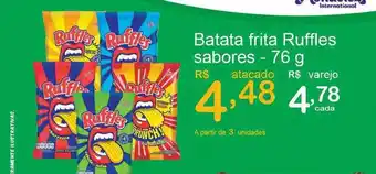 Batata Fritas Ruffles Sabores 76g