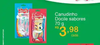 Giga Atacado Canudinho Docile Sabores 70g oferta