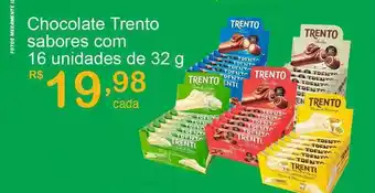 Giga Atacado Chocolate Trento Sabores Display 16x32g oferta