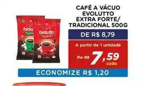 Bahamas Mix Café A Vácuo Evolutto Extra Forte Tradicional 500g oferta