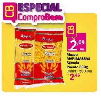 Massa Marimassas Sêmola 500g