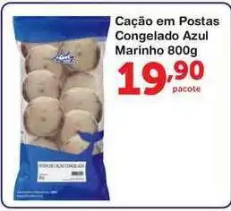 Roldão Cação Em Postas Congelado Azul Marinho 800g oferta