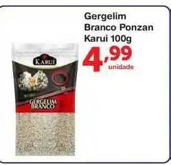 Gergelim Branco Ponzan Karui 100g