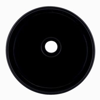 Leroy Merlin Cuba de apoio cerâmica redonda 30x30x12cm preta lyon sensea oferta
