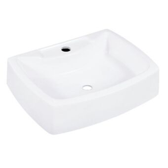 Cuba de apoio mármore sintético retangular onix 47x35x14cm fabribam