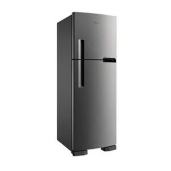 Leroy Merlin Geladeira brastemp 127v (110v) frost free inox duplex 375 litros brm44hk oferta