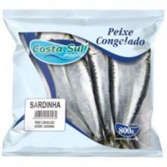 Supermercados Mundial Sardinha espalmada congelada costa sul pacote 800g oferta