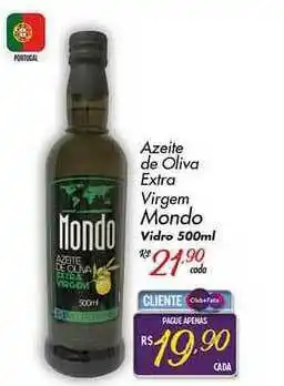 Muffato Azeite De Oliva Extra Virgem Mondo 500ml oferta