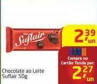 Tenda Atacado Chocolate Ao Leite Suflair 50g oferta