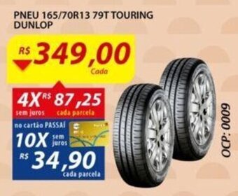 Assaí Atacadista Pneu 165/70R13 79T Touring Dunlop oferta