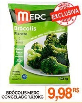 Mercadão Atacadista Brocolis Merc Congelado 1.020kg oferta