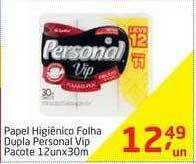 Tenda Atacado Papel Higiênico Folha Dupla Personal Vip oferta