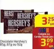 Tenda Atacado Chocolate Hershey's 85g/87g/92g oferta
