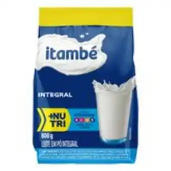 Sam's Club Leite em pó integral itambé pacote 800g embalagem econômica oferta